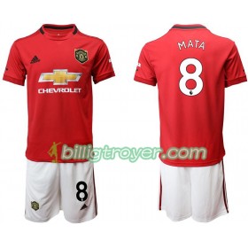 Billige Fotballdrakter Manchester United Mata 8 Barn Hjemmedraktsett 2019/20 Kortermet